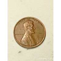 США 1 цент 1969 года . S