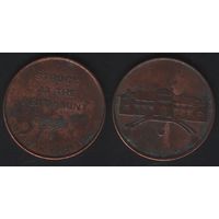 Struck At the Perth Mint -- Western Australia (26,85мм) (f0