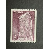 Швеция 1975. Рунический камень в Рёке