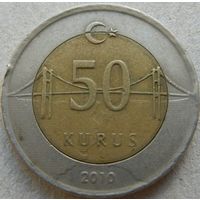 Турция 50 курушей 2010