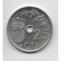 25 сентаво 1937 Испания.