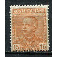 Королевство Италия - 1928/1929 - Виктор Эммануил III 15С - [Mi.282] - 1 марка. MLH.  (Лот 68EL)-T2P18