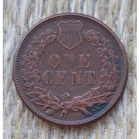 США 1 цент 1887 года
