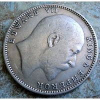 Британская Индия. 1 рупия 1907 г.