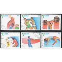 Спорт Панамериканские игры Куба 1983 год серия из 6 марок