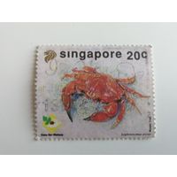 Сингапур 1992. Охрана природы - Крабы