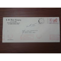 США 1997 конверт прошедший почту