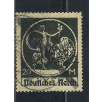Германия Респ 1920 Надп на марках Баварии Перфин #138II