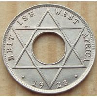 Британская Западная Африка.  1/10 пенни 1928 года  KM#7   Тираж: 6.672.000 шт