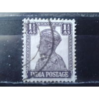 Британская Индия 1942 Король Георг 6  1,5 анны