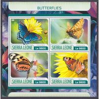 2017 Сьерра-Леоне 8570-8573KL Бабочки 11,00 евро