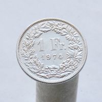 Швейцария 1 франк 1974