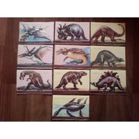Карманные календарики. Динозавры. Литва.1987 год