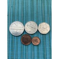 Мозамбик 2006 г., набор монет 5 шт