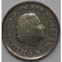 Нидерланды, 25 центов 1973