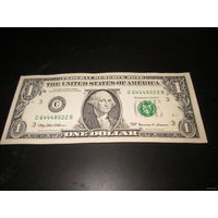 1 доллар США 1999 г., C 64448022 B, XF