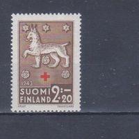 [2292] Финляндия 1943. Герб земли (провинции). MNH