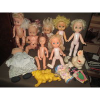 С 1 рубля!Куклы разные из СССР одним лотом.