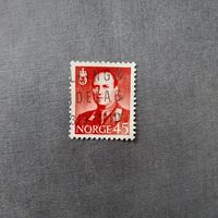 Марка Норвегия 1958 год Король