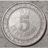 Мексика 5 сентаво, 1905 (14-6-16(в))