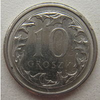 Польша 10 грошей 2011 г.