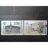 Франция 1990 Европа, почтамты полная серия Михель-2,0 евро гаш