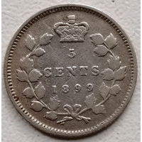 Канада 5 цент 1899