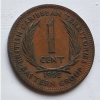 Восточные Карибы 1 цент, 1955 4-8-4