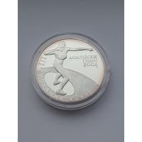 Толкание ядра. Олимпийские игры 2004 года, 20 рублей, серебро. Спорт