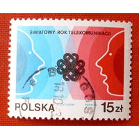 Польша. Всемирный год телекоммуникаций. ( 1 марка ) 1983 года.