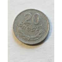 Польша 20 грошей 1966