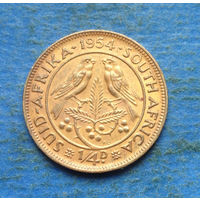 Южная Африка Британский доминион 1/4 пенни 1954