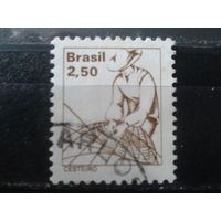 Бразилия 1979 Стандарт, работа - рыбак 2,50