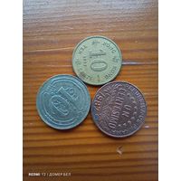 Панама 1 цент 1982, Гон конг 10 центов 1982, Турция 10 курш 2009-103