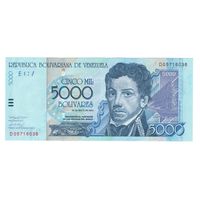 Венесуэла 5000 боливаров 2004 года. Состояние UNC!