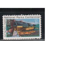 США-1972, (Мих.1068) , **  , Нац. парки, Ферма, Вирджиния(одиночка)