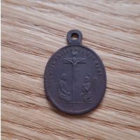 Католический медальон, образок