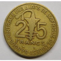 Центральная Африка 25 франков 19?? г