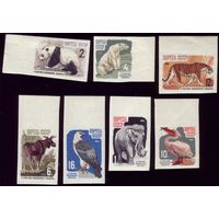 7 марок 1964 год Московский зоопарк
