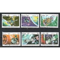Космос Куба 1984 год серия из 6 марок