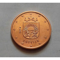 2 евроцента, Латвия 2014 г., AU