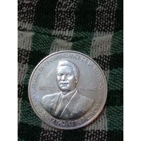 Руанда 1000 франков 1989 серебро
