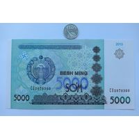 Werty71 Узбекистан 5000 сум 2013 UNC банкнота