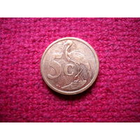 ЮАР. Южная Африка 5 центов 2009 г.