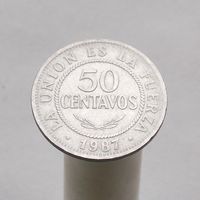 Боливия 50 сентаво 1987