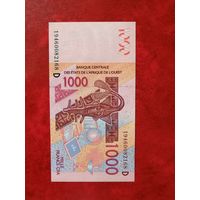 Банкнота Банк Западной Африки франк CFA-BCEAO 1000, "D" -- Мали, 2003 год