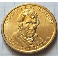 США 1 доллар, 2009 Президент США - Уильям Генри Гаррисон (1841)      D      ( П-3-1 )