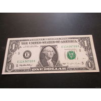 1 доллар США 1995 г., E 11436720 R, XF