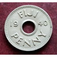 Фиджи 1 пенни, 1937-1945