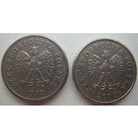 Польша 10 грошей 1992, 1993, 2009 г. Цена за 1 шт.